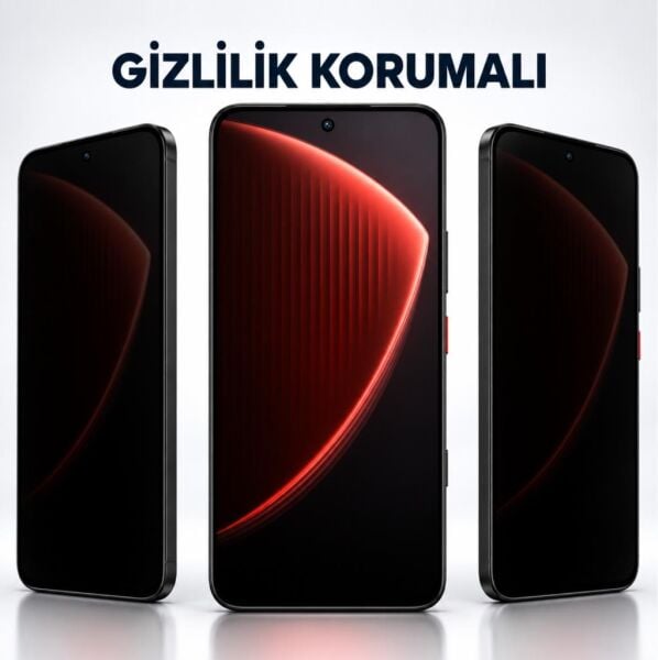 Tecno Pova 8 Pro 5G İle Uyumlu Hayalet Ekran Koruyucu Anti-Spy Gizlilik Koruması 9H Esnek Nano Yapı Parlama Azaltıcı Mat Yüzey