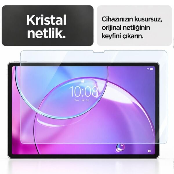 Lenovo Idea Tab Pro 2. Nesil 13 inç Ekran Koruyucu 9H Kırılmaz Esnek Nano Cam, Çizilmeye Ve Darbeye Dayanıklı Koruma, HD Şeffaf