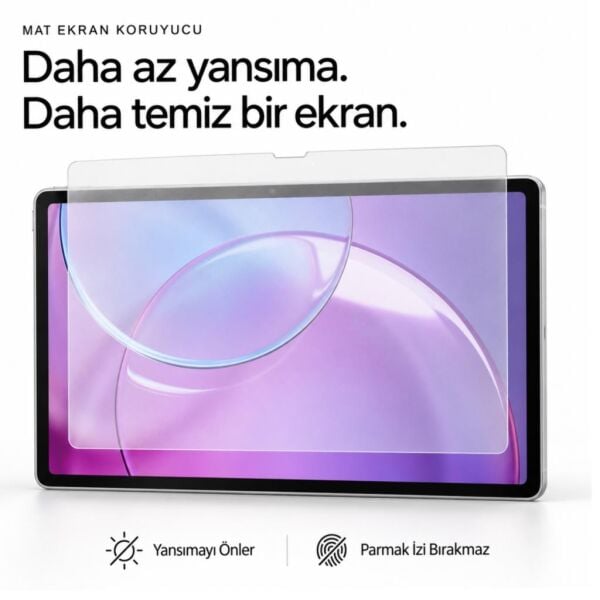 Lenovo Idea Tab Pro 2. Nesil 13 inç Mat Ekran Koruyucu Parmak İzi Bırakmayan Yansıma Ve Parlama Önleyici Koruma, 9H Kırılmaz Esnek Nano Cam