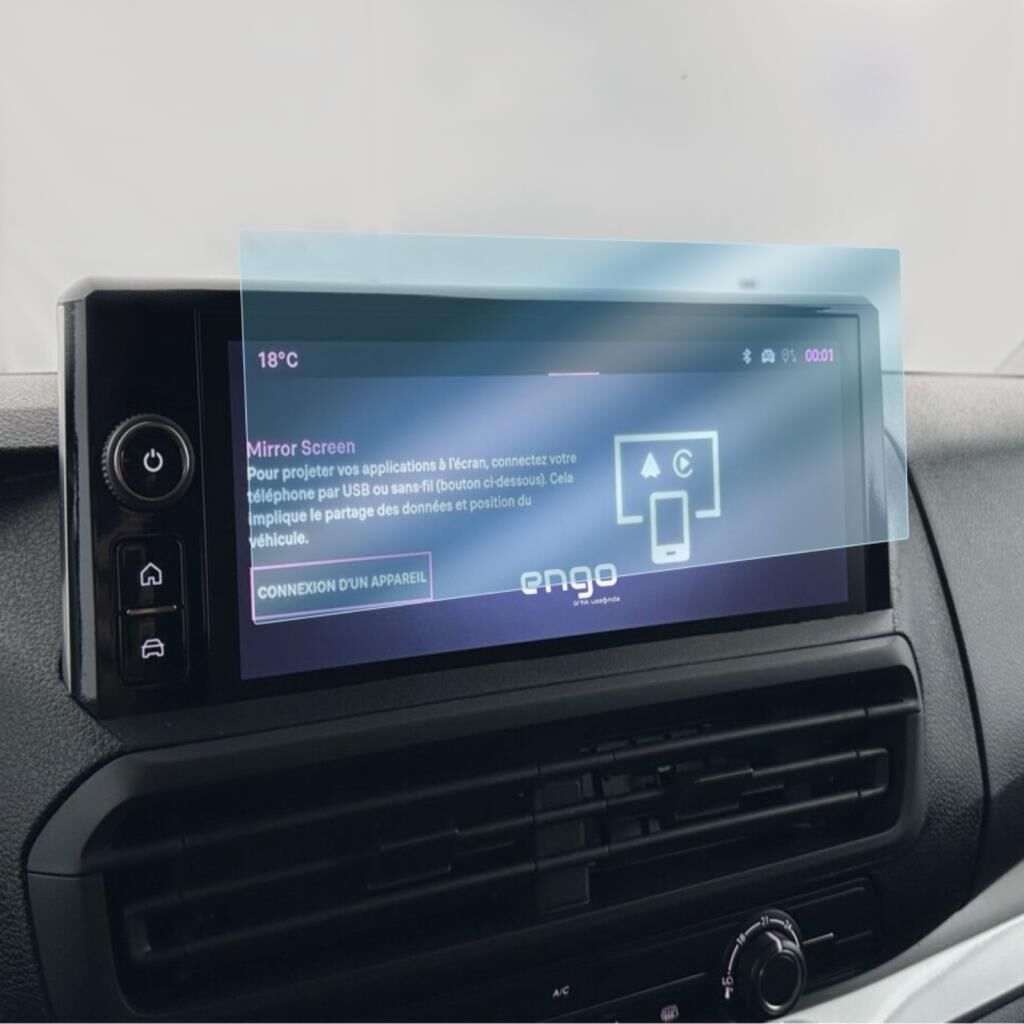 Fiat Scudo 10 inç Ekran Koruyucu Multimedya Nano Parlak