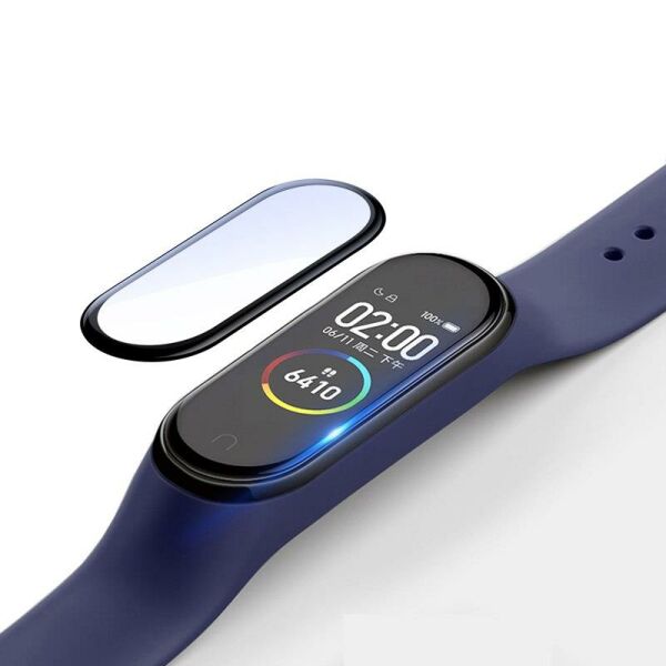 Xiaomi Mi Band 7 Ekran Koruyucu Tam Kaplama Esnek Koruyucu