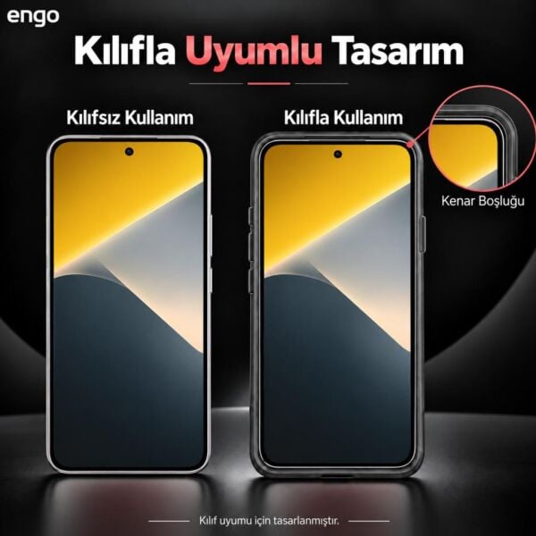 Xiaomi Poco X8 Ekran Koruyucu 9H Nano Parlak, Kırılmaz Esnek Cam, Çizilmeye Ve Darbeye Dayanıklı Şeffaf Koruma