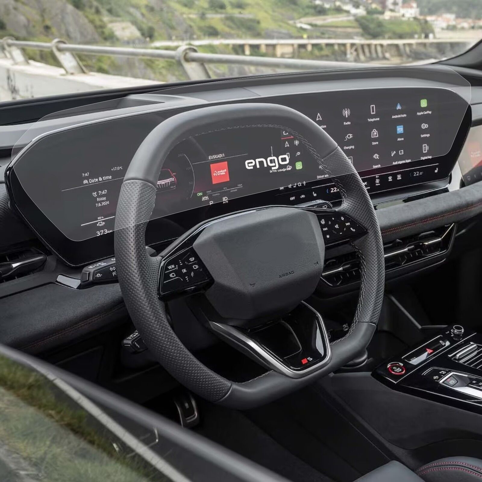 Audi A5 Mat Ekran Koruyucu Multimedya ve Dijital Gösterge