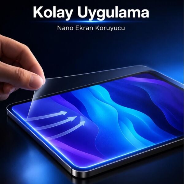 Lenovo ThinkTab X11 Ekran Koruyucu 10.9 İnç 9H Kırılmaz Esnek Nano Cam, Çizilmeye Ve Darbeye Dayanıklı Koruma, HD Şeffaf