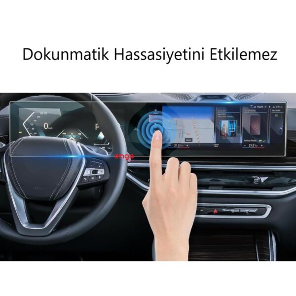 BMW XM Ekran Koruyucu Multimedya ve Dijital Gösterge Parlak