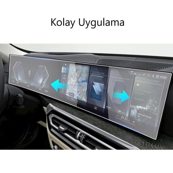 BMW XM Ekran Koruyucu Multimedya ve Dijital Gösterge Parlak