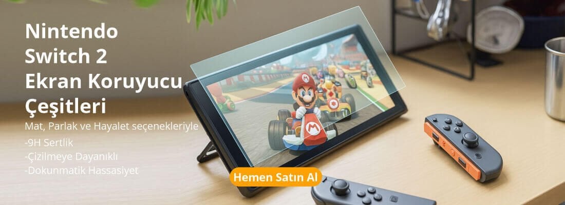 Nintendo Switch 2 Ekran Koruyucu