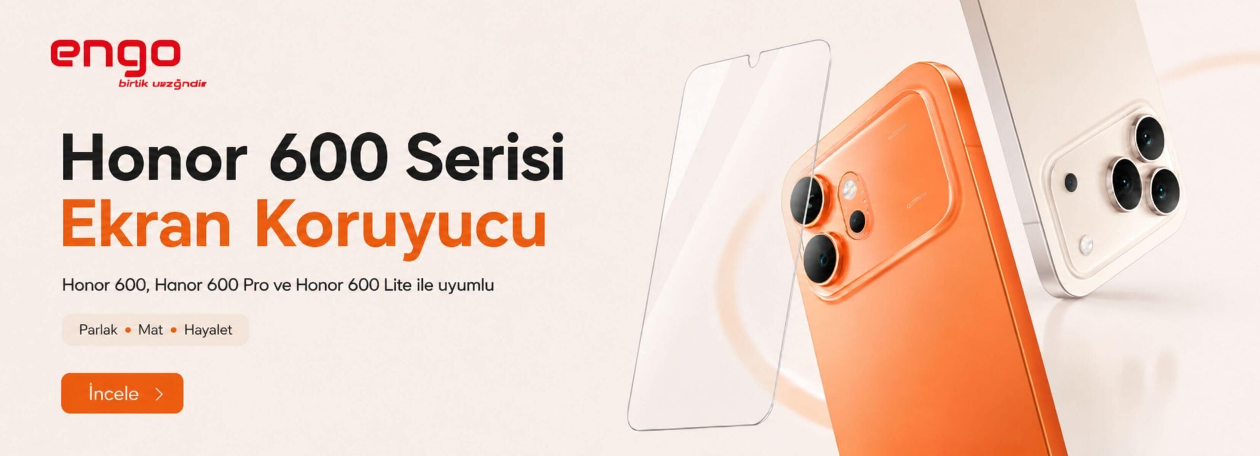 Honor 600 Ekran Koruyucu