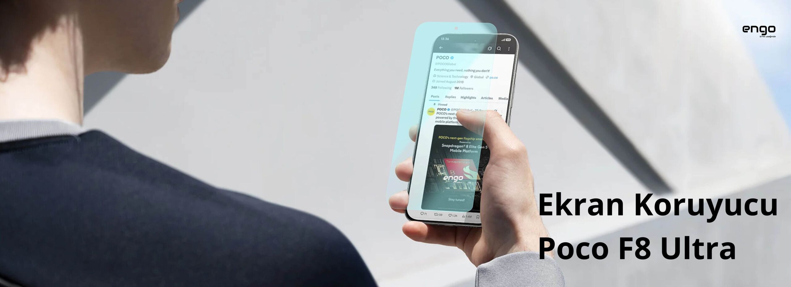 Poco F8 Ekran Koruyucu