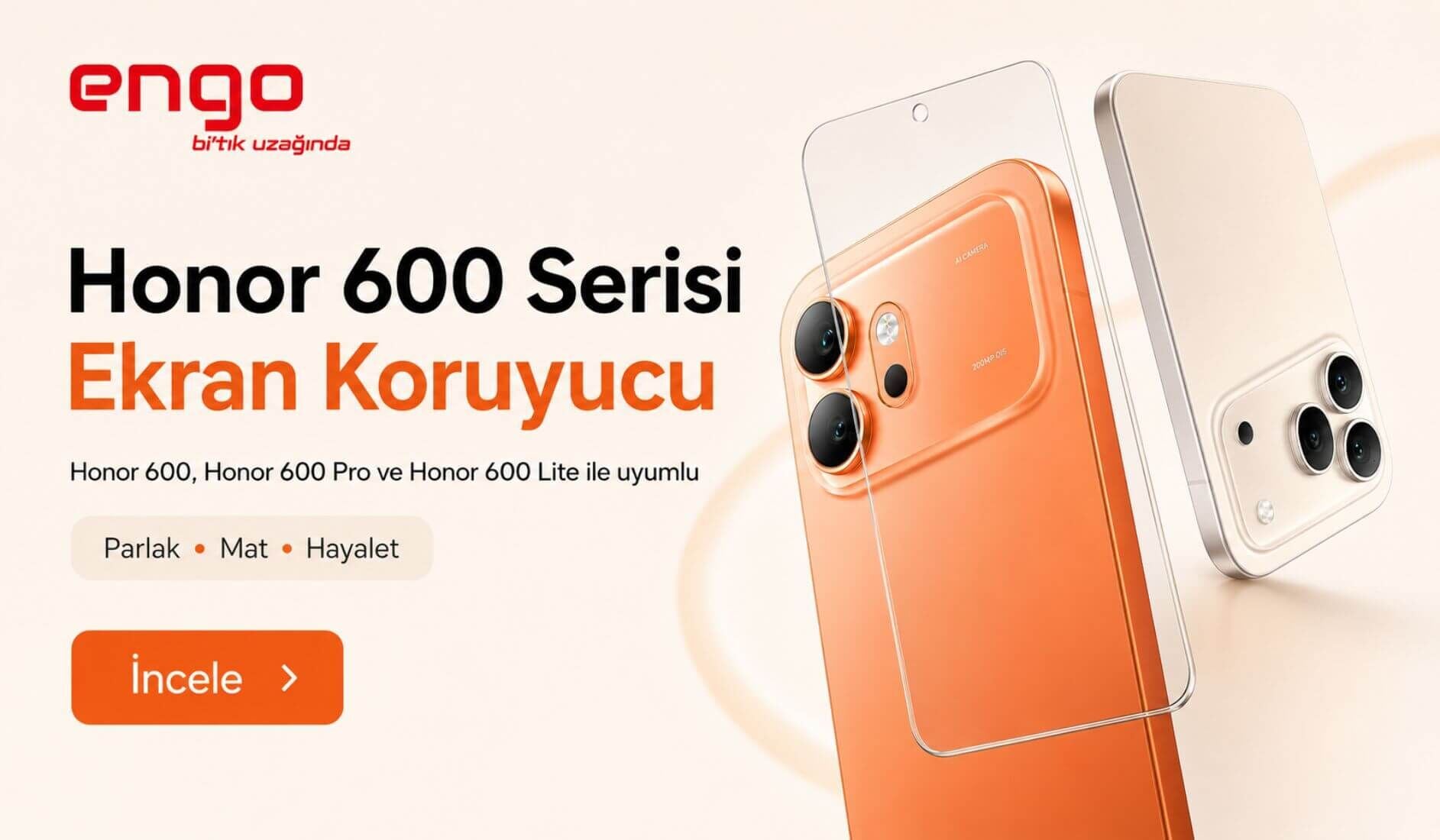 Honor 600 Ekran Koruyucu